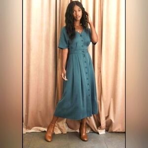LAST CHANCE -VETTA Capsule 2 Piece Midi Dress